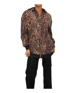 Нейлоновая куртка с животным принтом Liu Jo, мультиколор