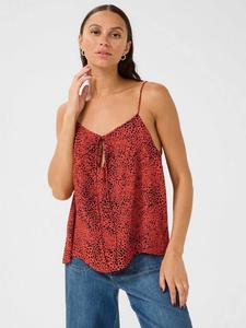 KAliana топ без рукавов с завязкой спереди KAFFE, Red/Multi