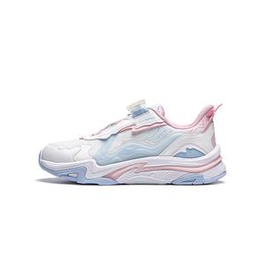 Кроссовки LINING YOUNG Kids Lifestyle Shoes Kids Low-top Standard White/Clear Sky Blue/Full Pink, розовый