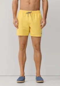Однотонные плавательные шорты с логотипом Façonnable, Mellow Yellow