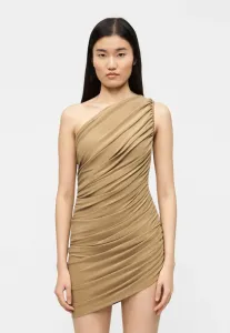 Платье дианы для пиклбола, платье-джерси Norma Kamali, Camel