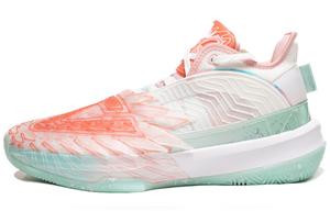 Баскетбольные кроссовки State Extremely Large Triangle 1.0 для мужчин, среднего размера, пустынно-розовый / светло-кислотно-зеленый Peak