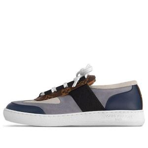 Кроссовки lous sneakers 'blue grey with brown monogram' Louis Vuitton, синий