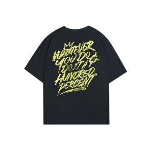 Футболка с круглым вырезом и короткими рукавами, унисекс Rigorer, pure черный