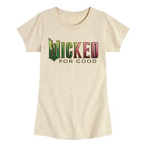 Футболка с принтом Wicked for Good для девочек 7-16 лет Licensed Character, Beige