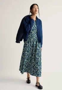 Платье макси вероника Seasalt Cornwall, Blue Painty Bluebell Dark Voyage