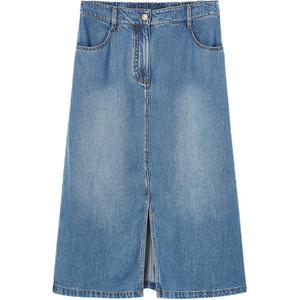 Юбка длинная деним KARL LAGERFELD / Karl Lagerfeld Jeans, синий