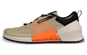 Кроссовки ecco Lifestyle Shoes Men Low-top Gray-orange, синий