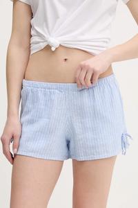 Льняные шорты Hollister Co., синий