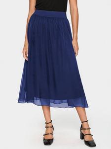 Коралловая шифоновая миди-юбка Saint Tropez, Midnight Sail