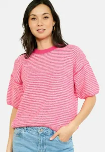 Футболка в полоску Lolaliza, Fuchsia