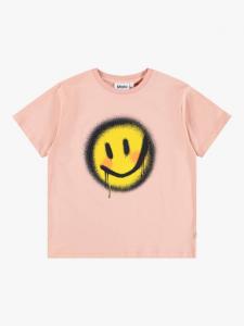 Детская футболка Riley Cotton свободного кроя с принтом Molo, Blushing