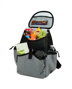 Изолированный рюкзак-холодильник с 4 внешними карманами и герметичной подкладкой Picnic At Ascot, белый