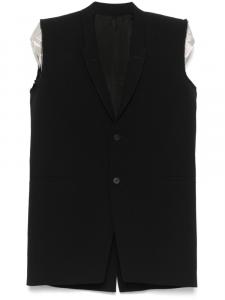 Жилет Rick Owens Dirt, сшитый по индивидуальному заказу, черный