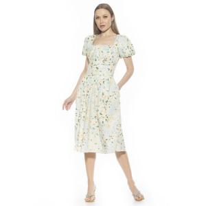Женское платье миди Jessi с заниженной талией Alexia Admor, цвет mint floral