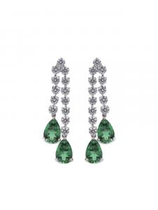 Серьги Juwelina Paris Fernie, зеленый