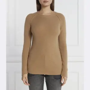 Свитер обычного кроя с добавлением шерсти и кашемира Pinko, коричневый