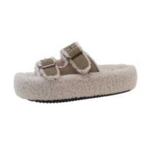 WUJI Скользоустойчивые износостойкие шлепанцы женские - абрикос, цвет Apricot