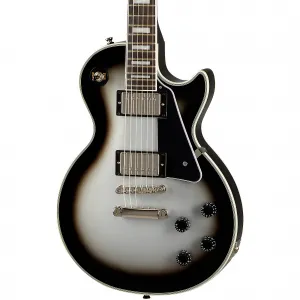 Электрогитара Epiphone Les Paul Custom Limited Edition, серебристый градиент