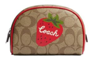 COACH Женская косметичка с куполом, Red