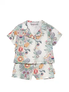 Комплект из двух предметов с цветочным узором (шортами) Just Cavalli, зеленый