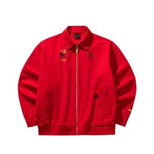 Куртка унисекс, цвет алый, 2 шт, воротник-стойка, утолщенные, другие Anta, vermilion-2