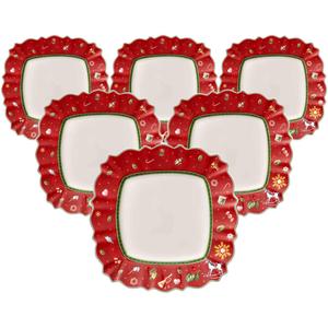 Ужинная тарелка Villeroy & Boch, 28 см, красный