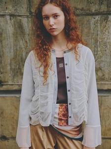 Кардиган из многослойного тюля