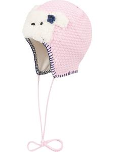 Döll Розовая вязаная шапка
