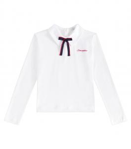 Футболка из хлопка с вышивкой Dolce&Gabbana Kids, цвет bianco ottico