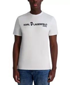 Мужская футболка Core Graphic Logo KARL LAGERFELD PARIS, белый