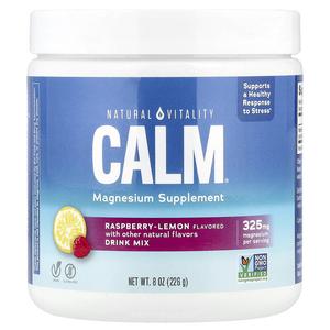Natural Vitality, CALM, антистрессовая смесь для напитков, малина и лимон, 226 г (8 унций)