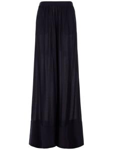 Полупрозрачные брюки-палаццо Malo, черный