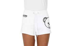 Повседневные шорты женские белые MOSCHINO