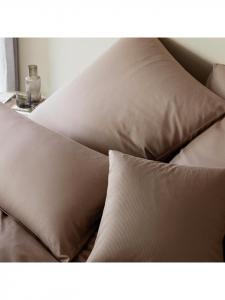 Постельное белье из вельвета цвета мокко Elegante, 135 x 200 + 80 x 80 см