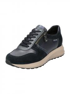 Mephisto Удобные туфли на шнуровке синего цвета