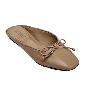 SCHUTZ Женские мюли в стиле Лолита, светло-бежевый цвет