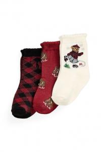 Детские носки Polo Ralph Lauren, бордовый