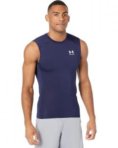 Мужская майка Under Armour Heatgear Armour Compression, Midnight Navy/White