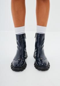 Ботильоны на платформе Cesare Gaspari, синие