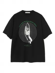 Футболка с графичным принтом Undercover, черный