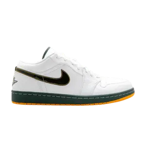 Кроссовки Air Jordan Air Jordan 1 Phat Low 'Dark Pine', белый