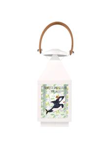 Mr. & Mrs. Panda Фонарик в виде косатки с надписью, прозрачный