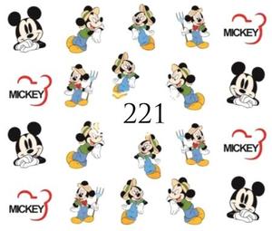 Водные наклейки для ногтей - №221, inna