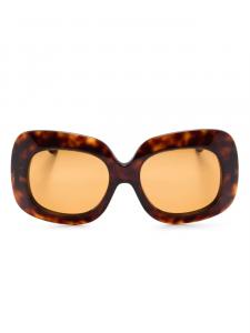 VALENTINO GARAVANI EYEWEAR солнцезащитные очки с логотипом VLogo Signature, коричневый