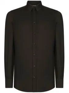 Рубашка с длинными рукавами DOLCE & GABBANA, черный