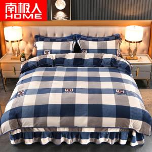 Antarctic Пододеяльник 180х220 см, вес 3,5 кг, молочный вельвет, утолщенный, съемный, цвет Landaige