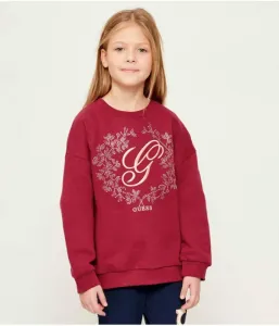 Толстовка loose fit Guess, бордовый