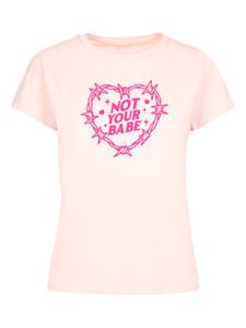 Футболка F4NT4STIC Unabh├дngige Frau Not Your Babe Frauentag, Pink/Dark pink