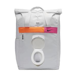 Nike Тканевый рюкзак маленький динозавр унисекс светло-серебристый серый, wc